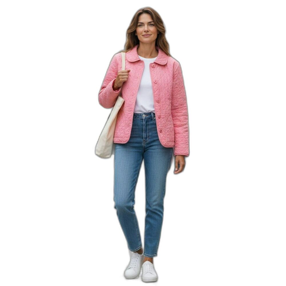 Kiko Jacket  Women's  Size S Pink  Zipper Brand New #41